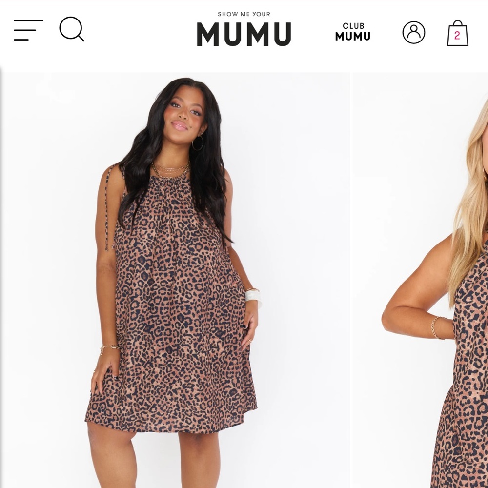 Show Me Your Mumu x Heather McMahan Cheetah Mini